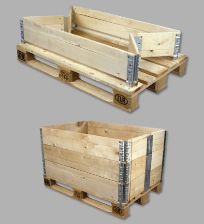 Palettenaufsatzrahmen Holz Palettenaufsatzrahmen Holz